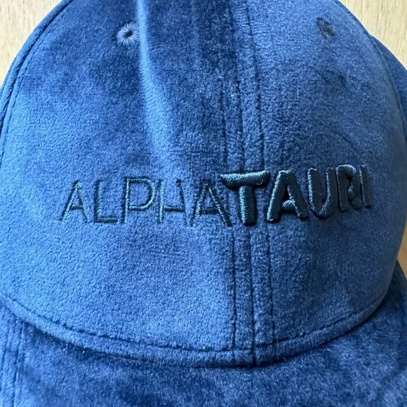 RARE Alpha Tauri Velvet Strapback Hat *NWT*